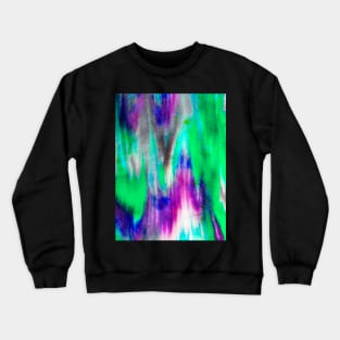 neon blue multi bright colors T Crewneck Sweatshirt